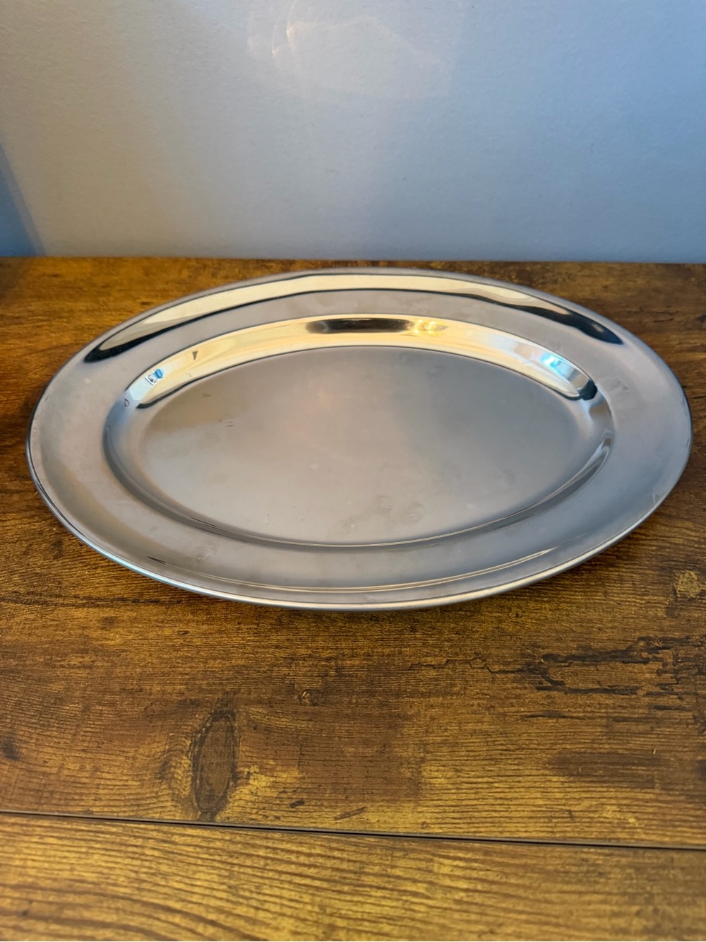 INOXRIV 18/10 Stainless Steel‎ Oval Serving Platter Italy Buffet Server Mirror